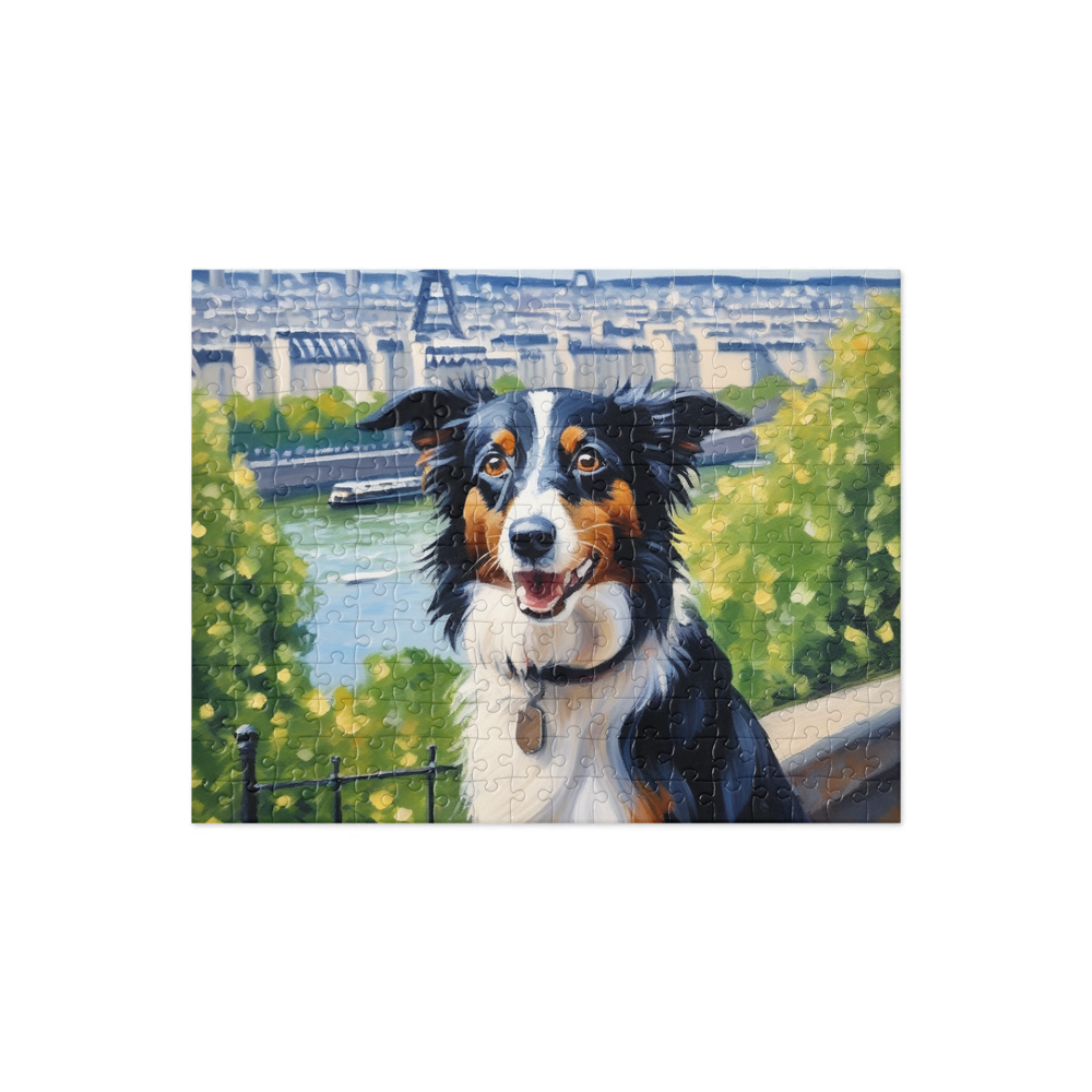 PugMug Custom Border Collie Jigsaw Puzzle