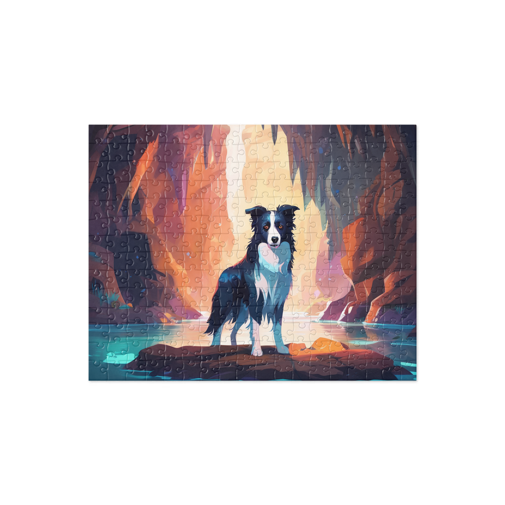 PugMug Custom Border Collie Jigsaw Puzzle