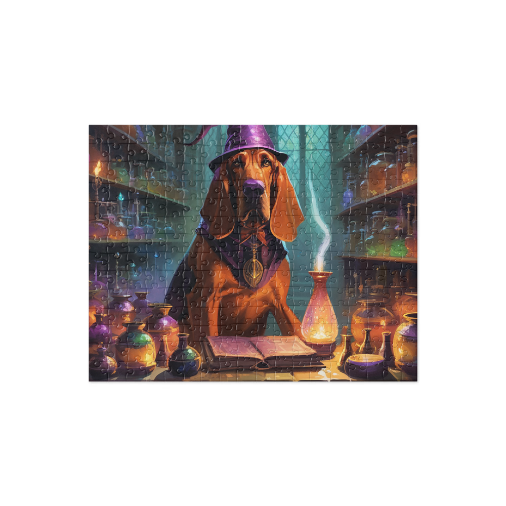 PugMug Custom Bloodhound Jigsaw Puzzle