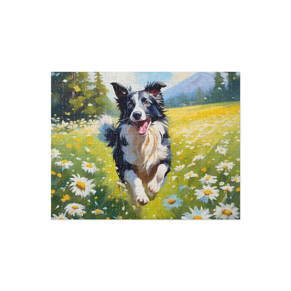 PugMug Custom Border Collie Jigsaw Puzzle