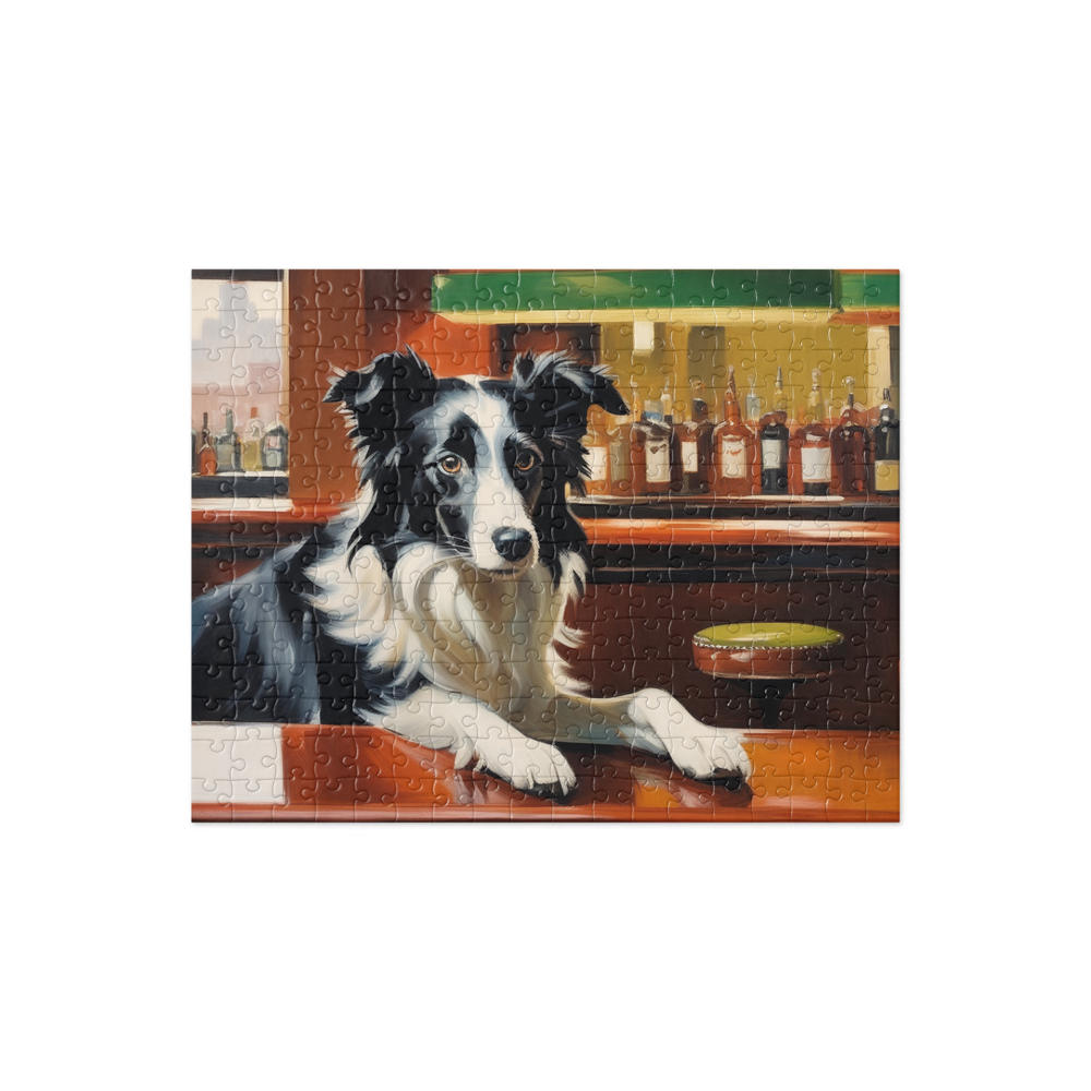 PugMug Custom Border Collie Jigsaw Puzzle