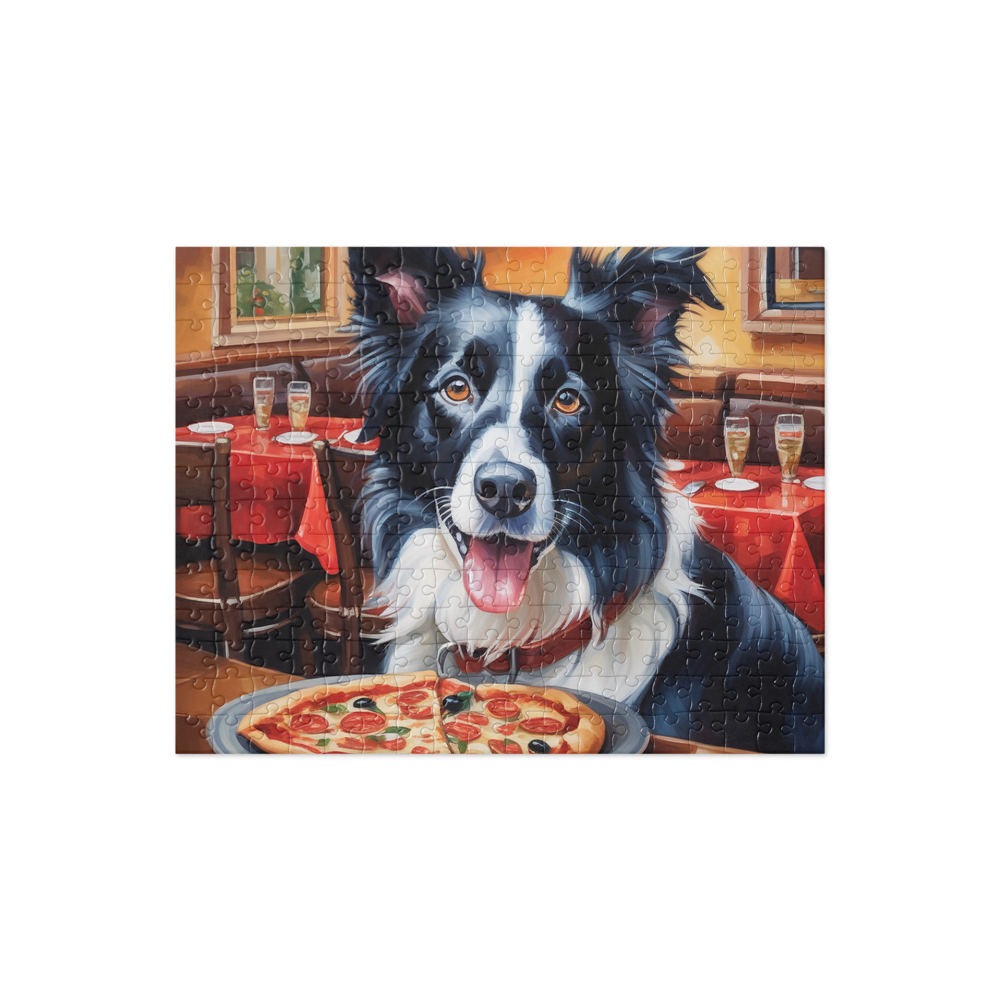 PugMug Custom Border Collie Jigsaw Puzzle
