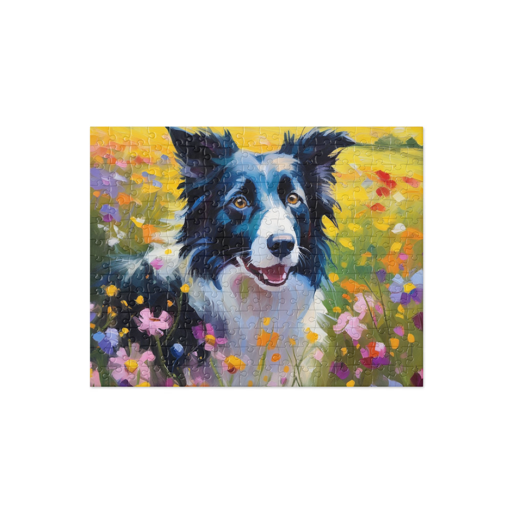 PugMug Custom Border Collie Jigsaw Puzzle