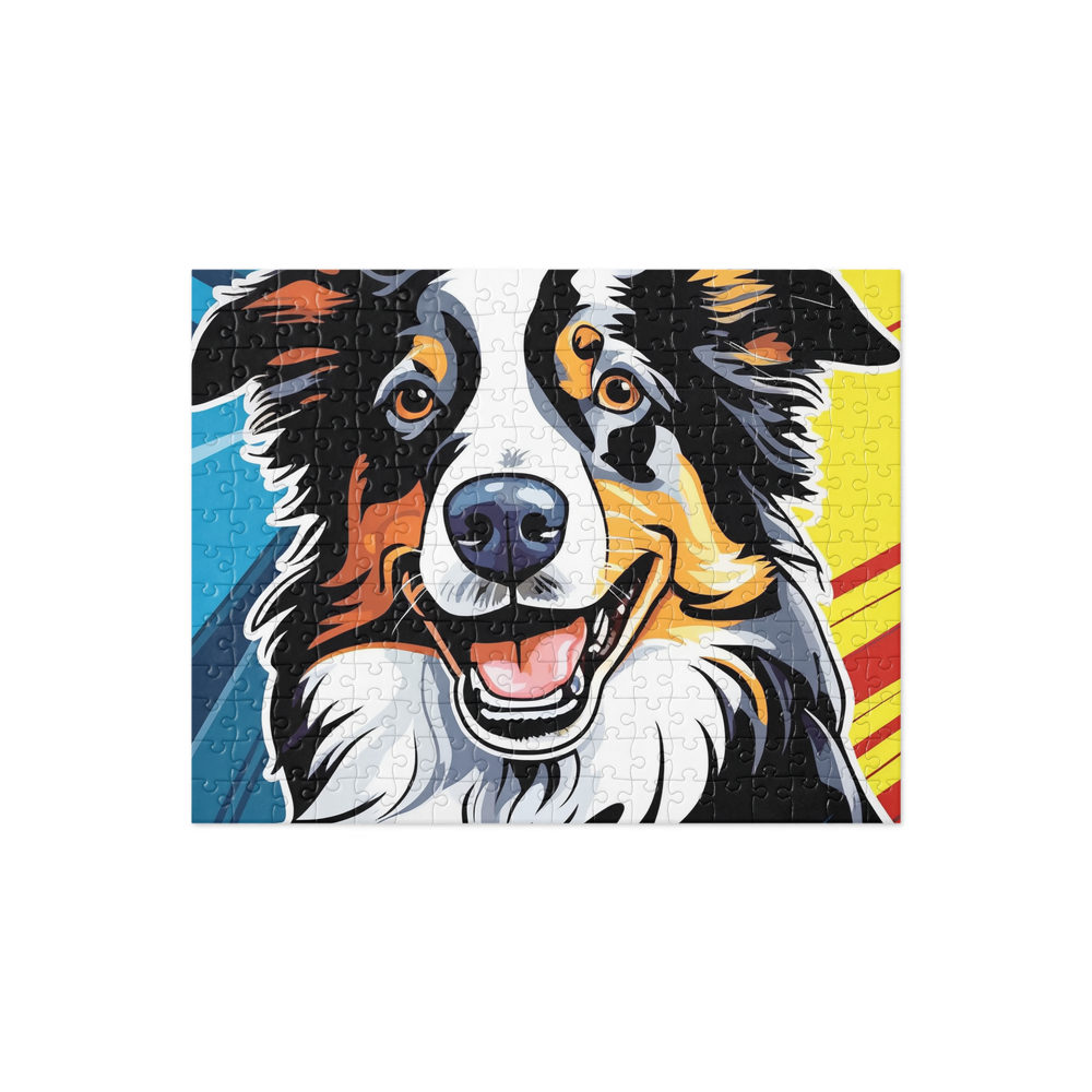 PugMug Custom Border Collie Jigsaw Puzzle