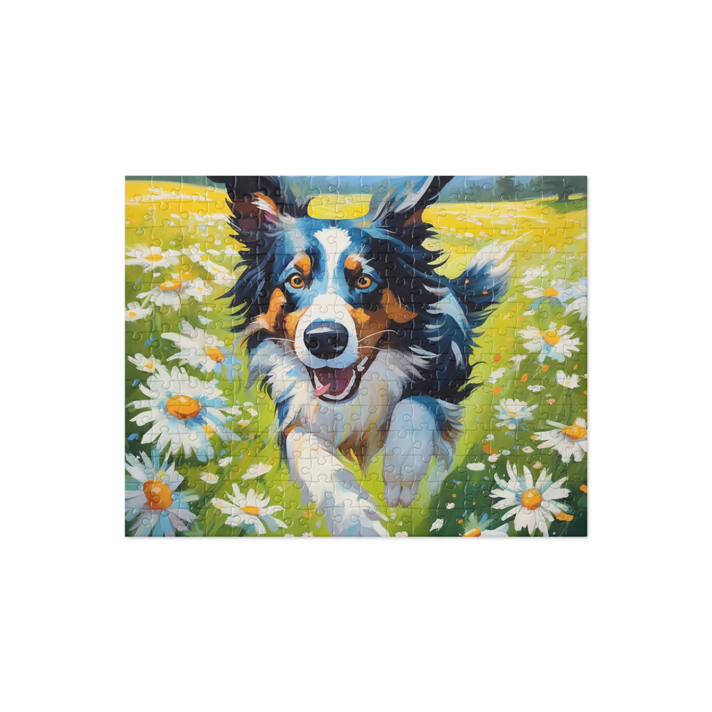 PugMug Custom Border Collie Jigsaw Puzzle