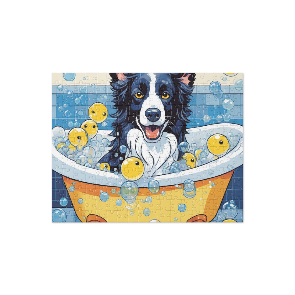 PugMug Custom Border Collie Jigsaw Puzzle