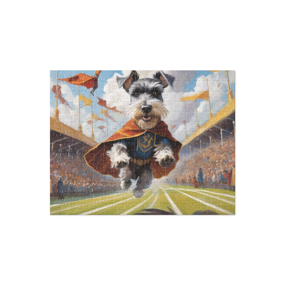 PugMug Custom Miniature Schnauzer Jigsaw Puzzle