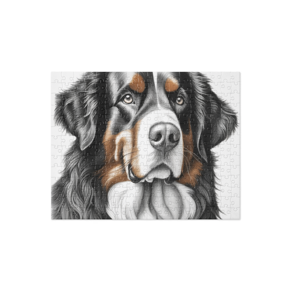 PugMug Custom Bernese Mountain Dog Jigsaw Puzzle