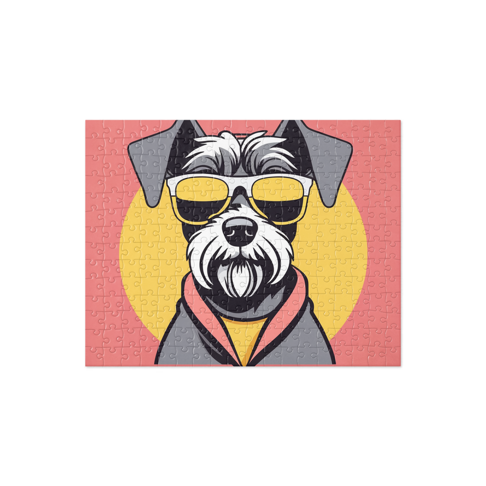 PugMug Custom Miniature Schnauzer Jigsaw Puzzle