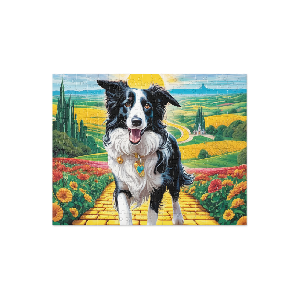 PugMug Custom Border Collie Jigsaw Puzzle