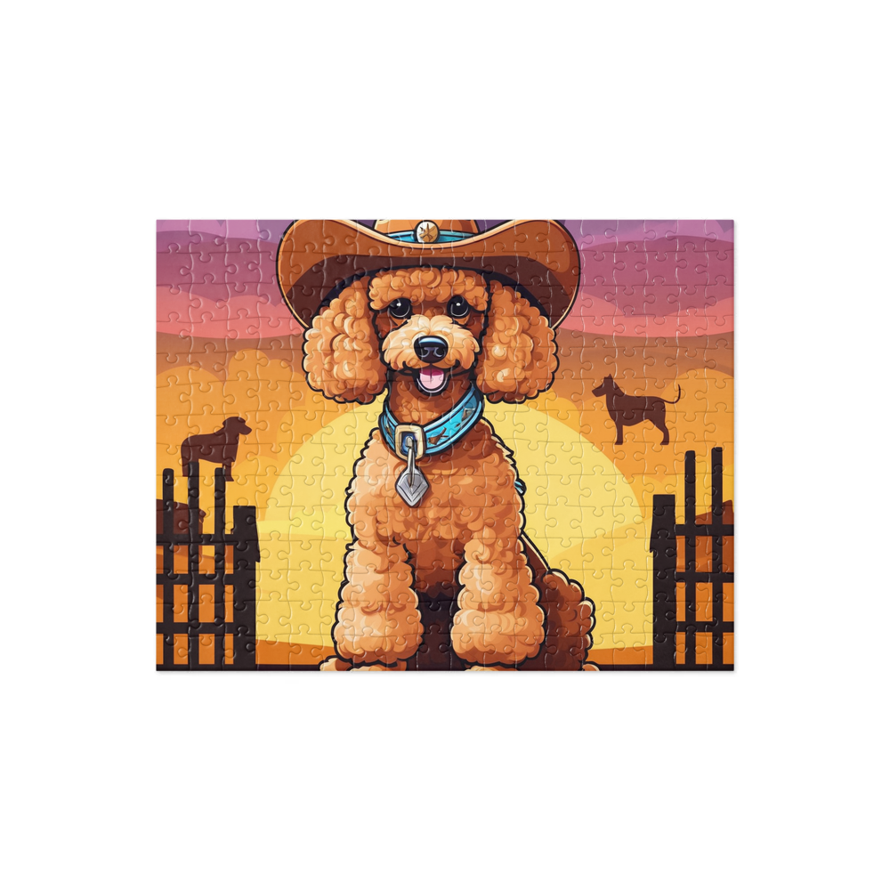 PugMug Custom Tan Poodle Jigsaw Puzzle