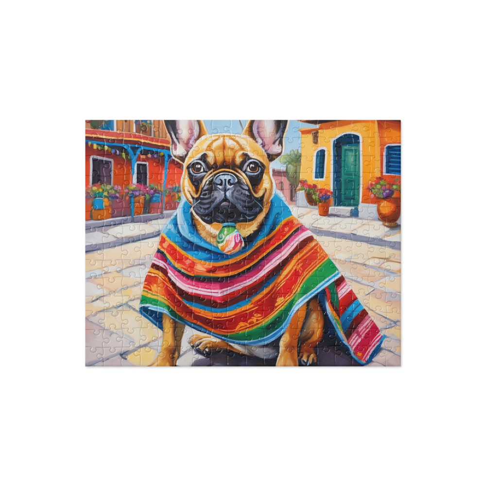 PugMug Custom Tan French Bulldog Jigsaw Puzzle