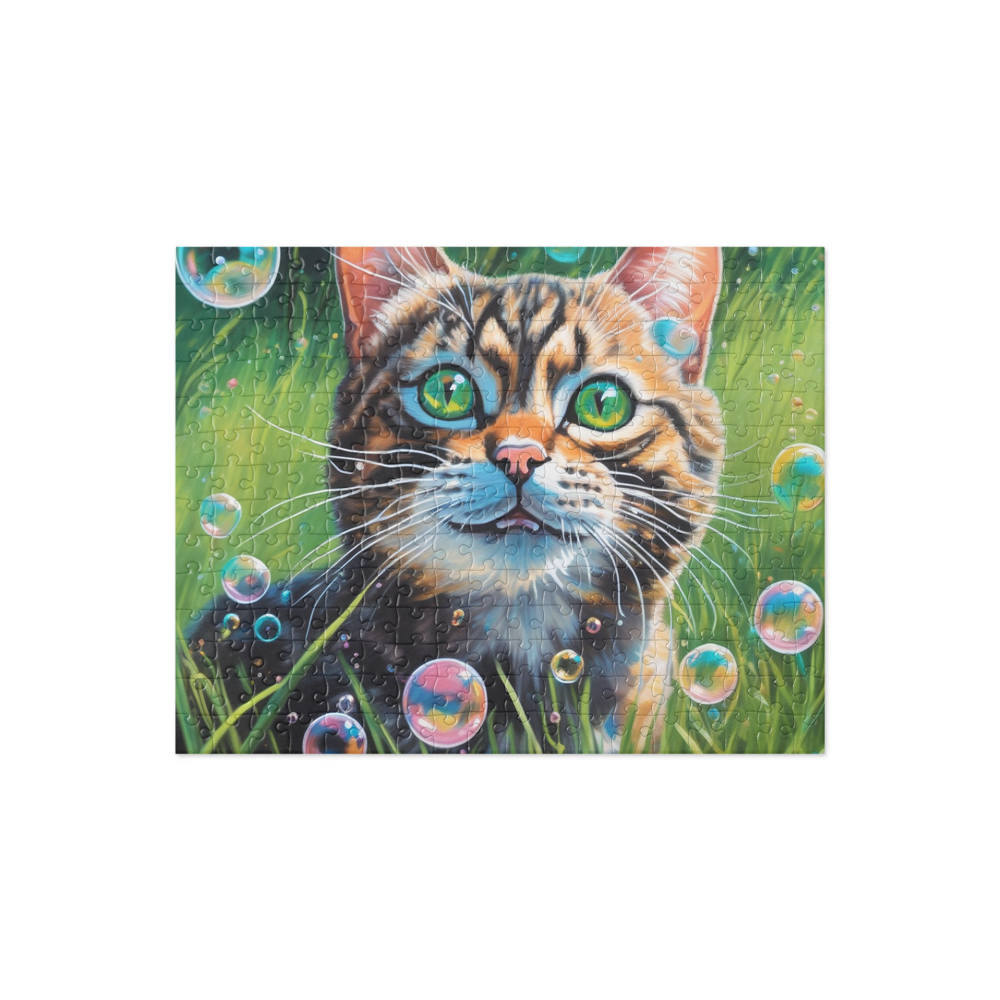 PugMug Custom Tabby Exotic Cat Jigsaw Puzzle