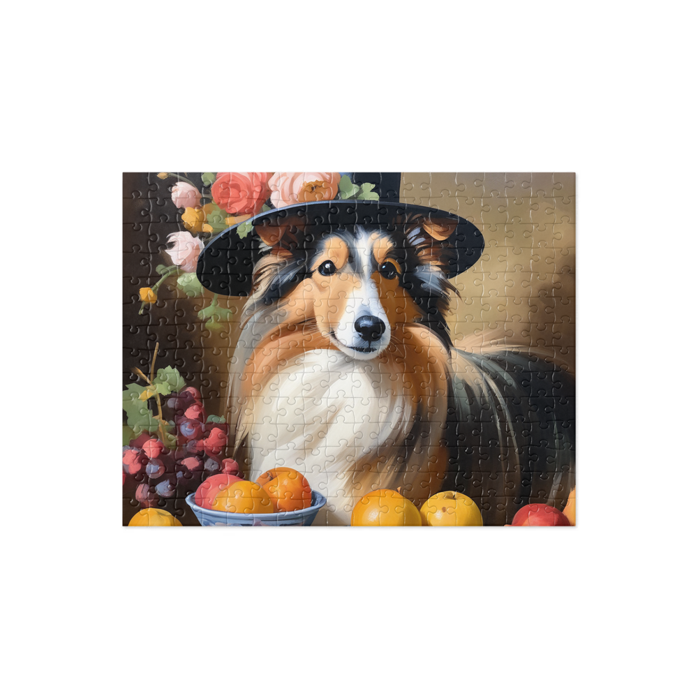 PugMug Custom Shetland Sheepdog Jigsaw Puzzle