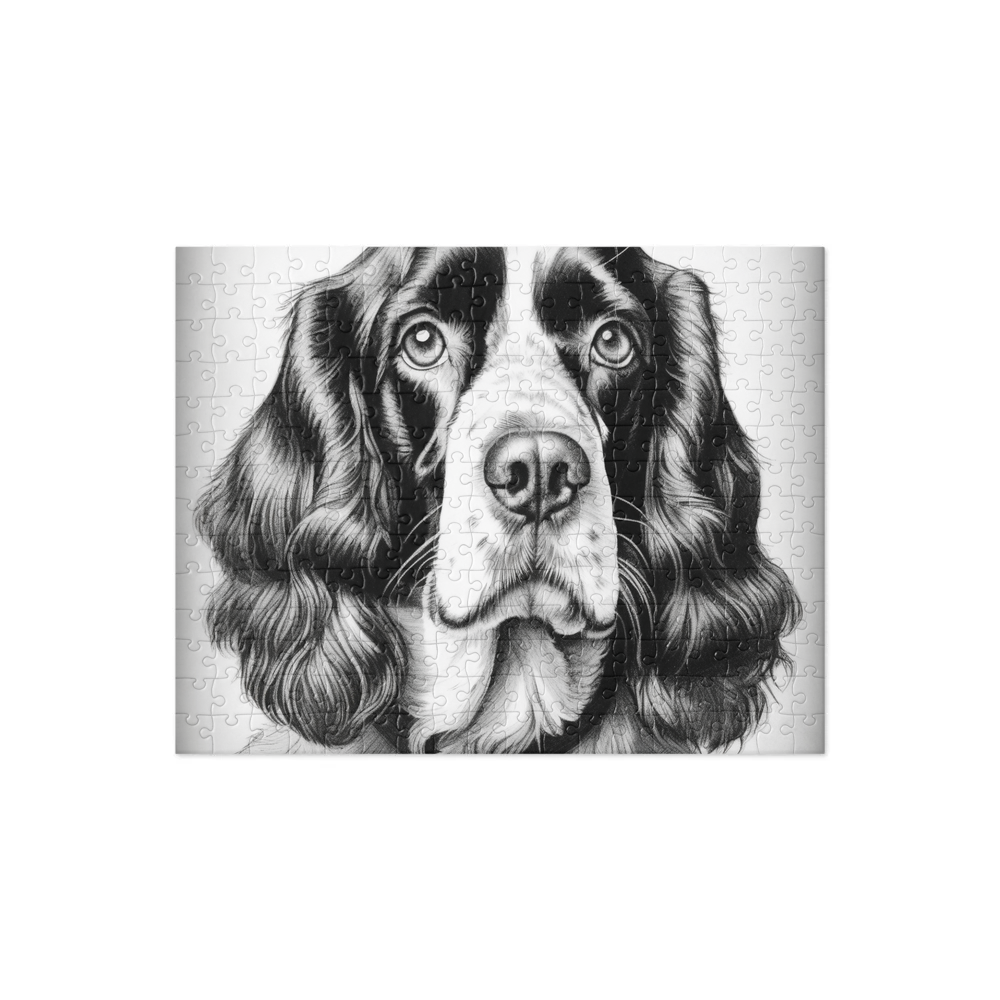 PugMug Custom English Springer Spaniel Jigsaw Puzzle
