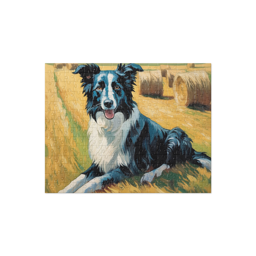 PugMug Custom Border Collie Jigsaw Puzzle