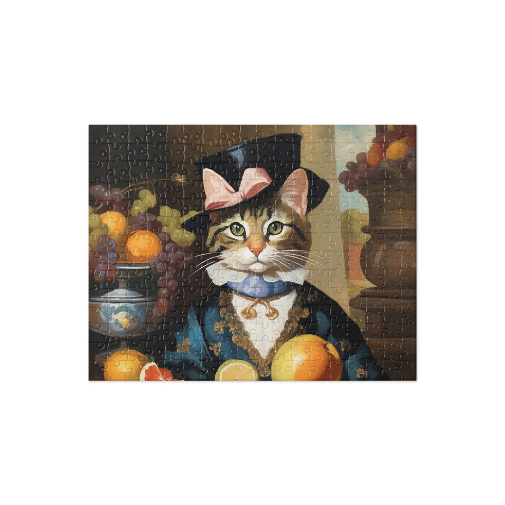 PugMug Custom Tabby Companion Cat Jigsaw Puzzle