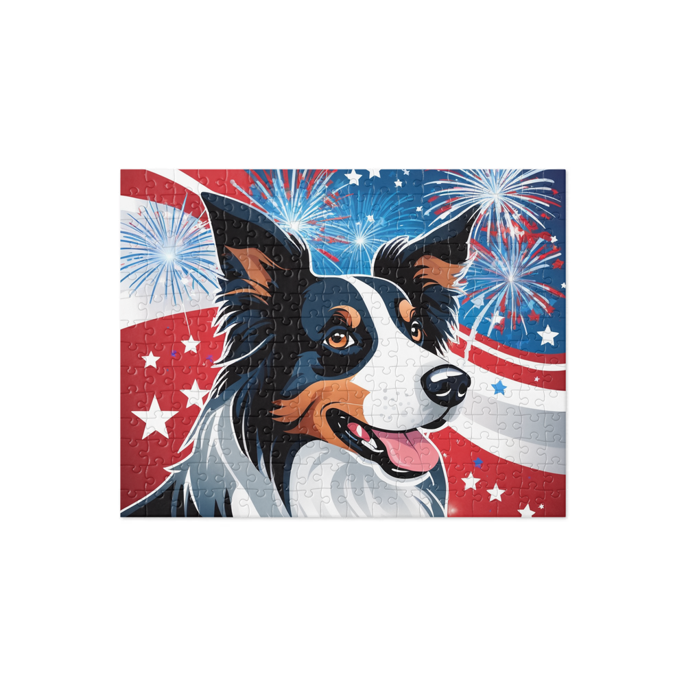 PugMug Custom Border Collie Jigsaw Puzzle