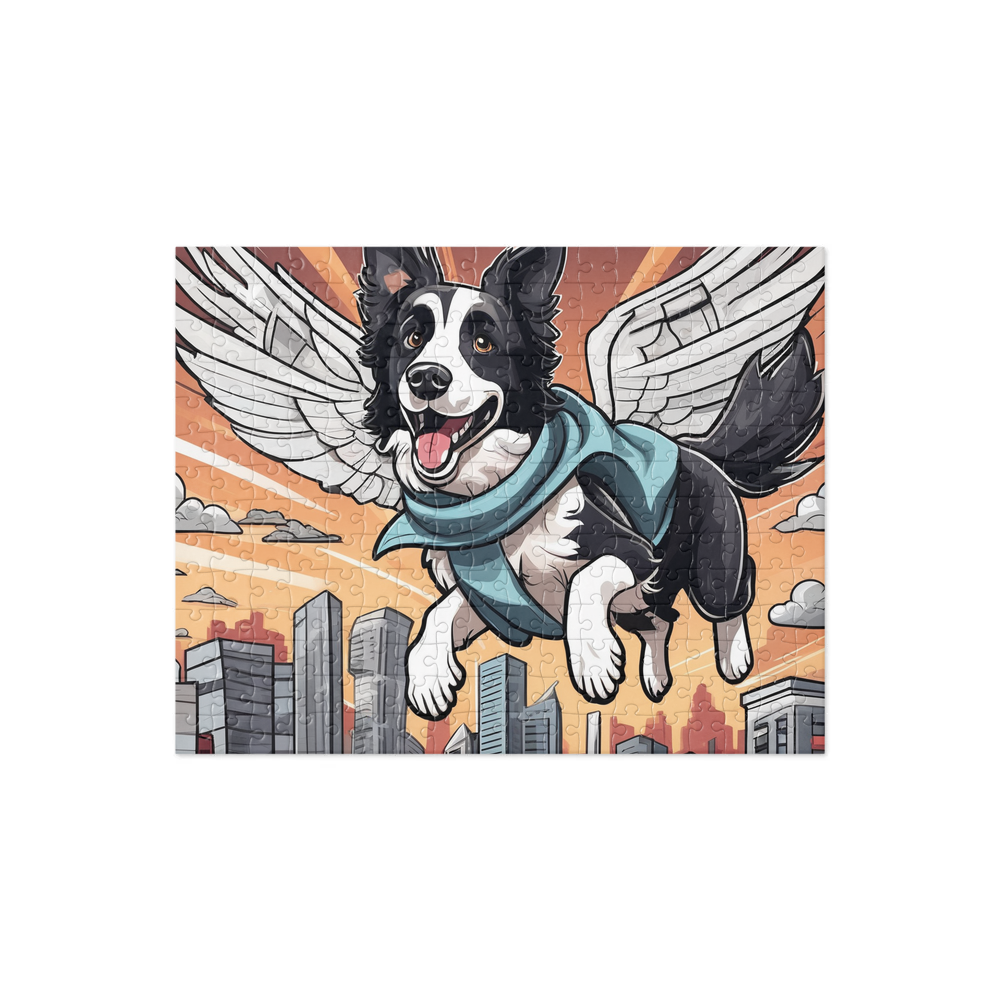 PugMug Custom Border Collie Jigsaw Puzzle
