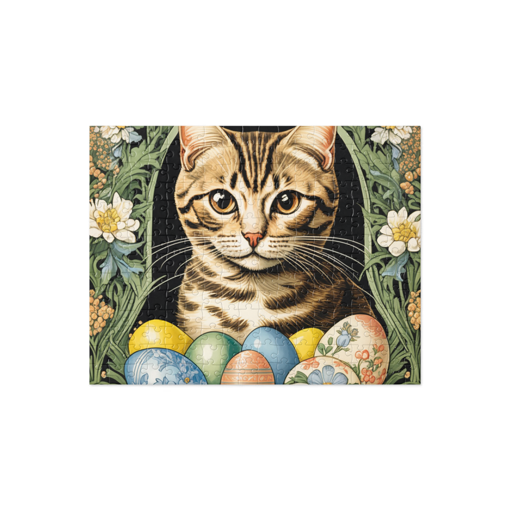 PugMug Custom Tabby Scottish Fold Cat Jigsaw Puzzle