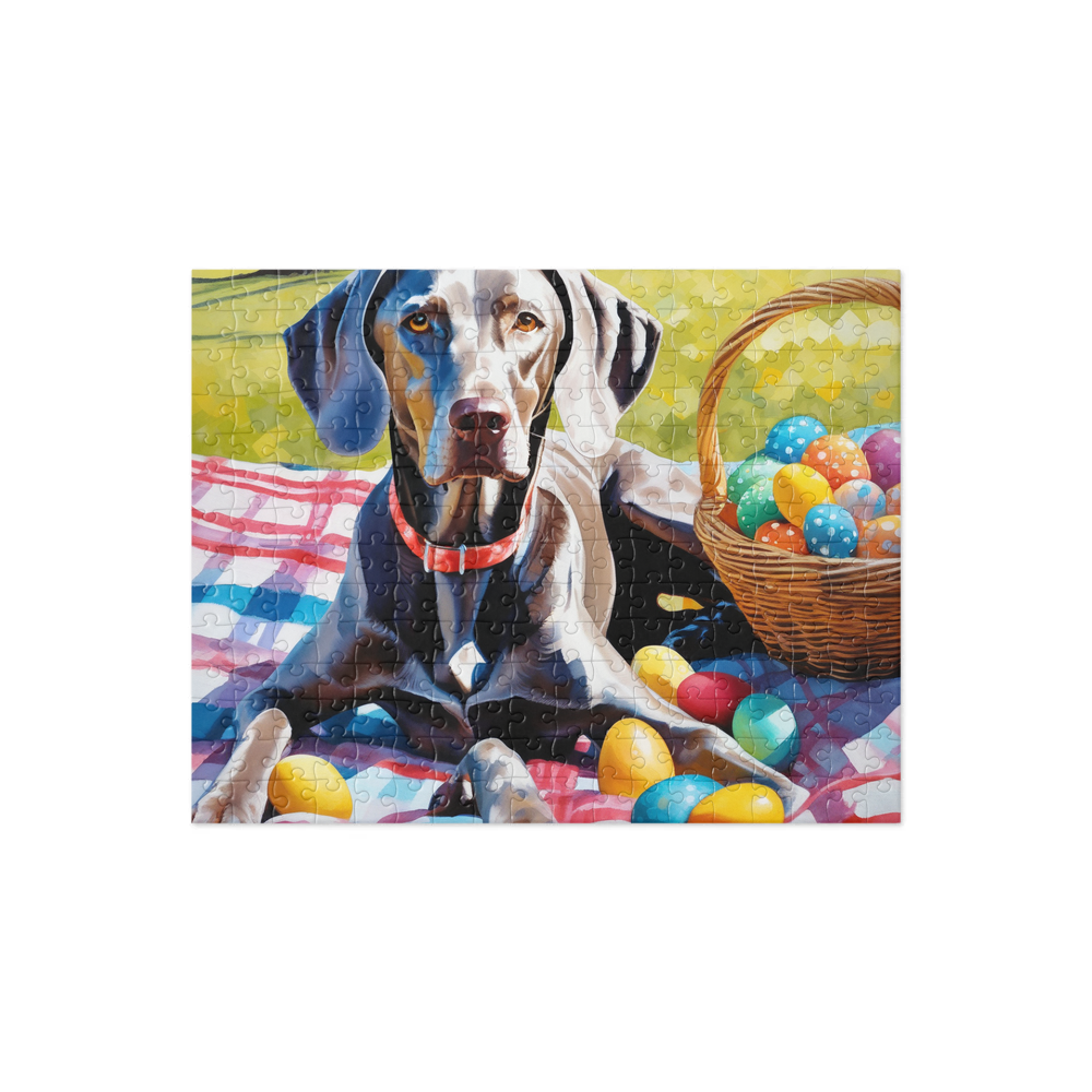 PugMug Custom Weimaraner Jigsaw Puzzle