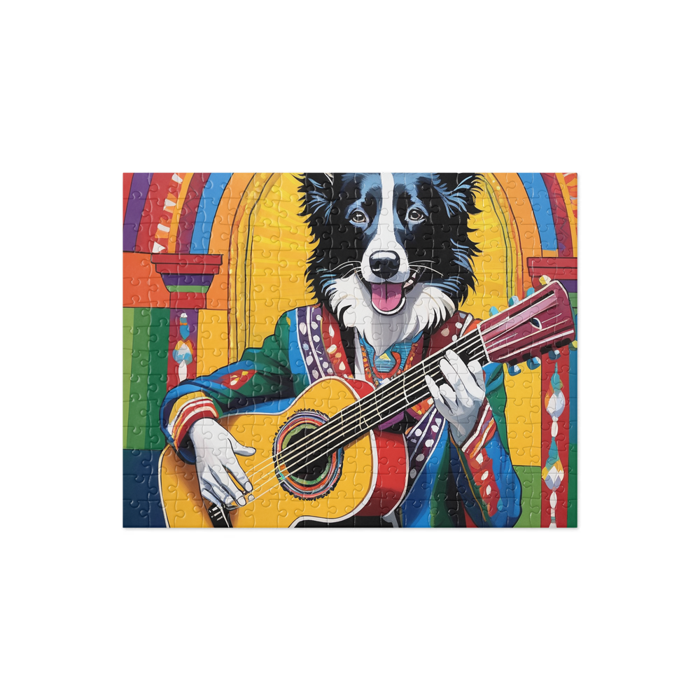 PugMug Custom Border Collie Jigsaw Puzzle