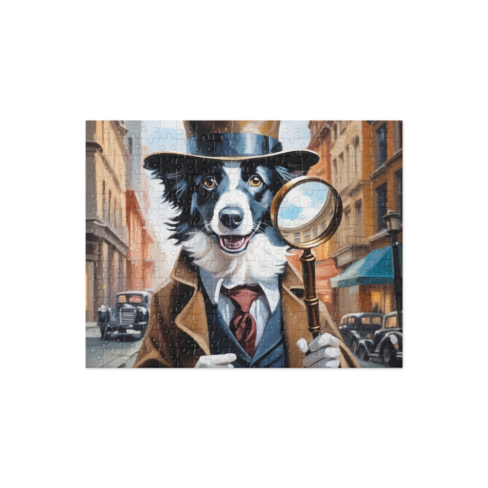 PugMug Custom Border Collie Jigsaw Puzzle