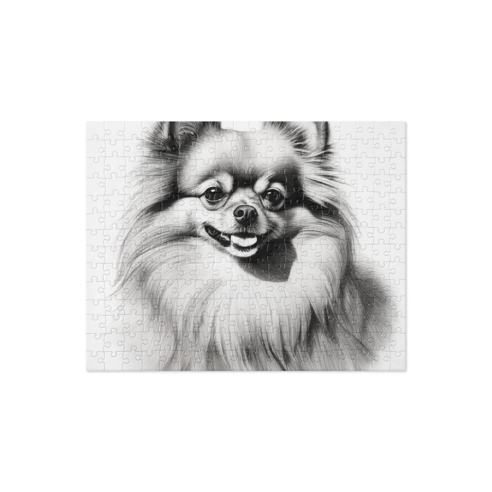 PugMug Custom Tan Pomeranian Jigsaw Puzzle