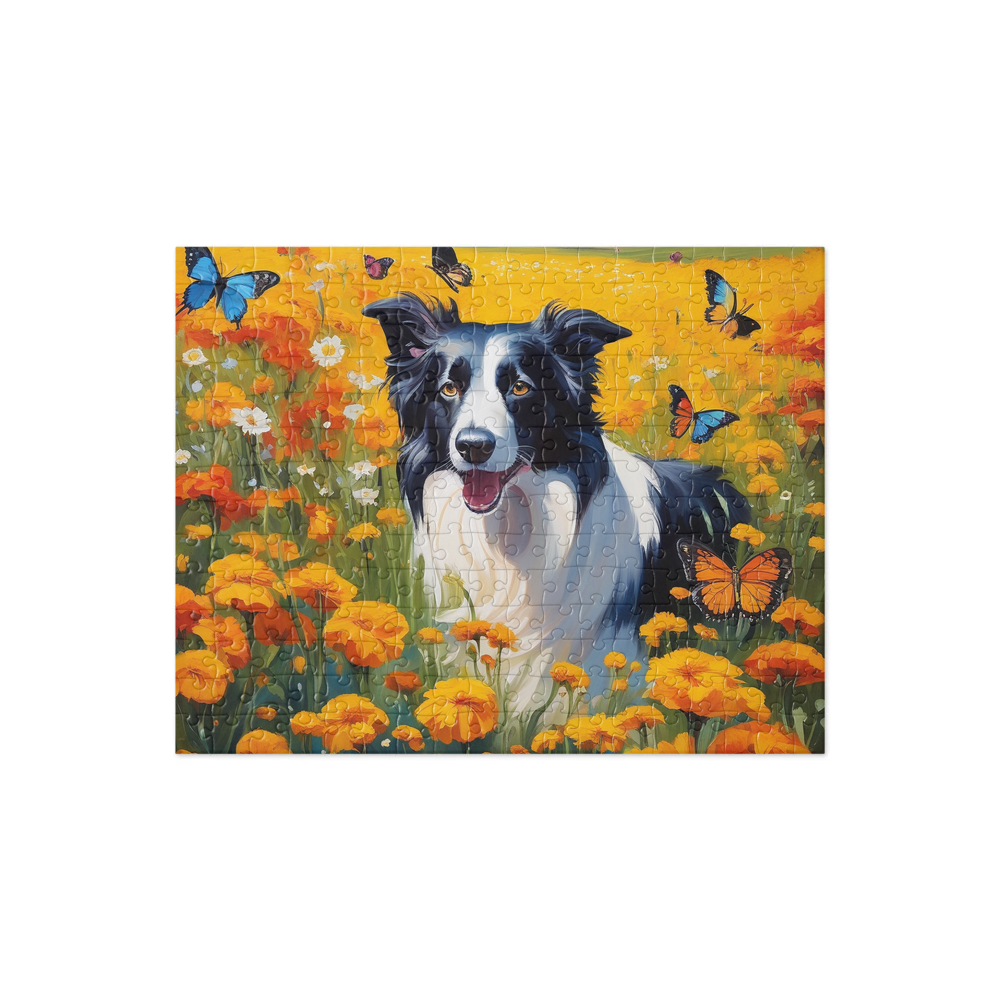 PugMug Custom Border Collie Jigsaw Puzzle