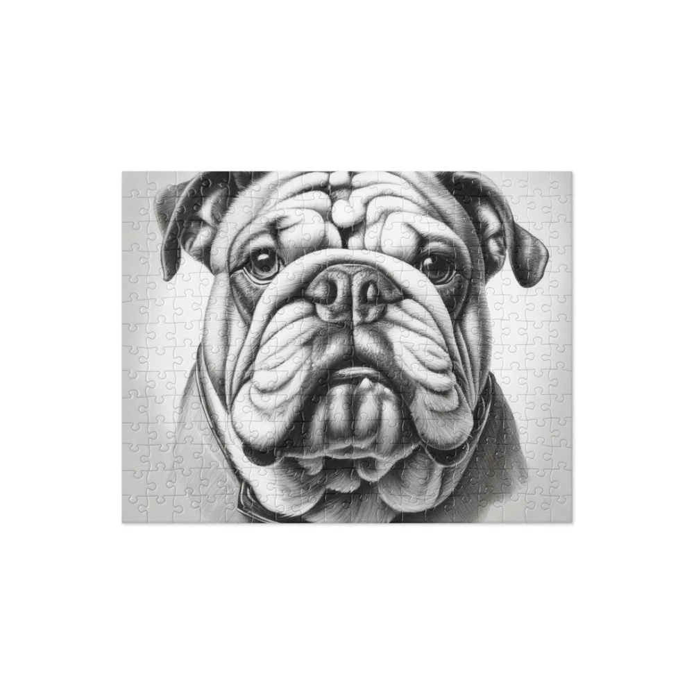 PugMug Custom Bulldog Jigsaw Puzzle