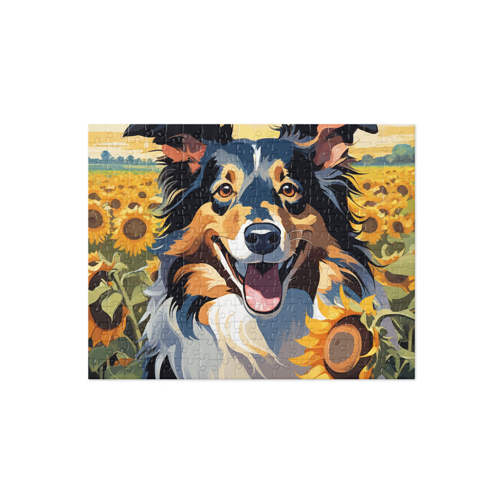 PugMug Custom Collie Jigsaw Puzzle