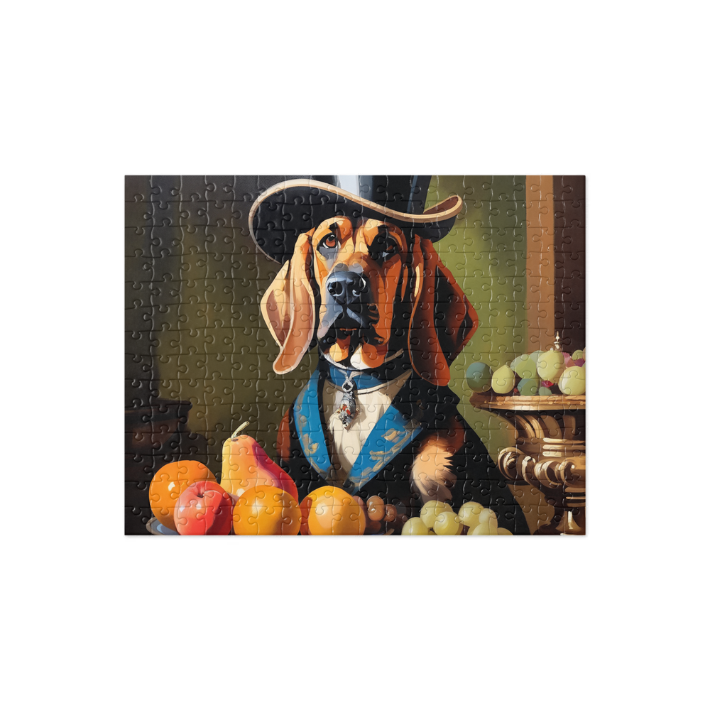 PugMug Custom Bloodhound Jigsaw Puzzle