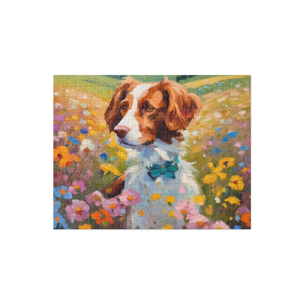 PugMug Custom Brittany Dog Jigsaw Puzzle