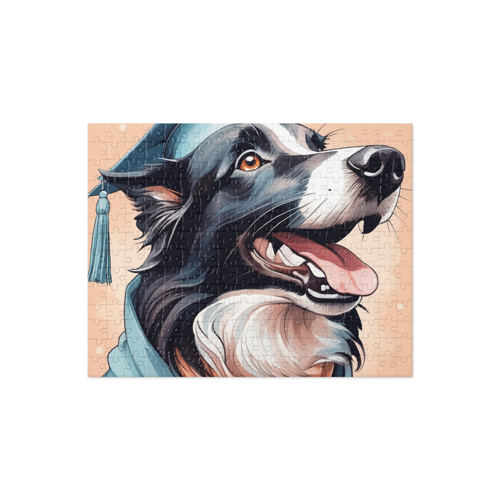 PugMug Custom Border Collie Jigsaw Puzzle