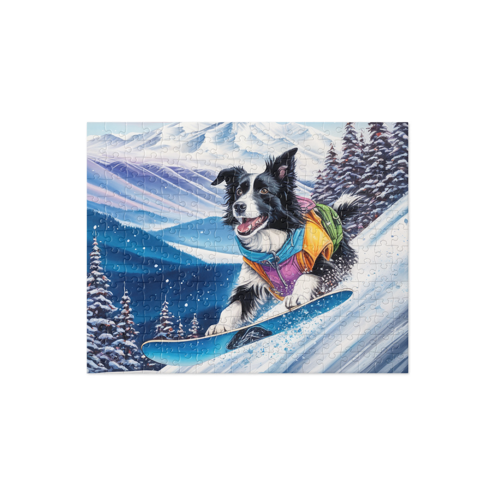 PugMug Custom Border Collie Jigsaw Puzzle