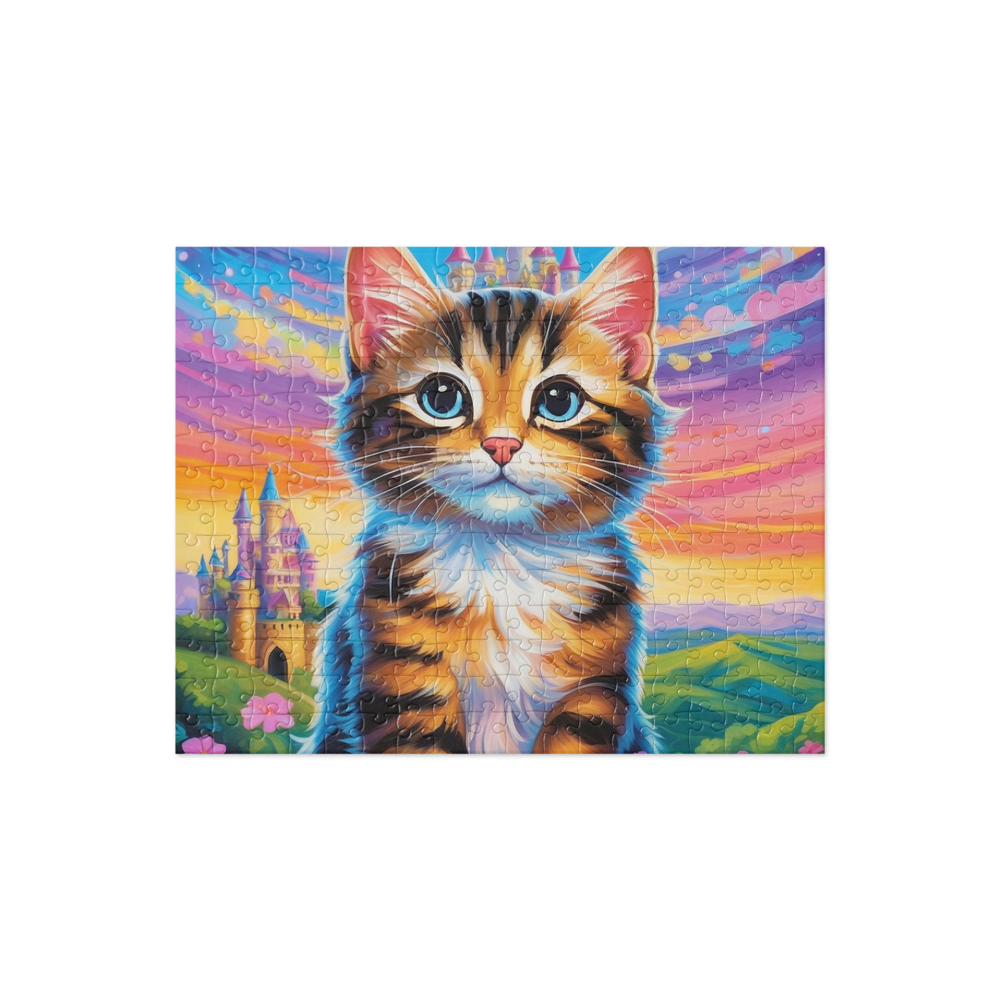PugMug Custom Tabby Exotic Cat Jigsaw Puzzle