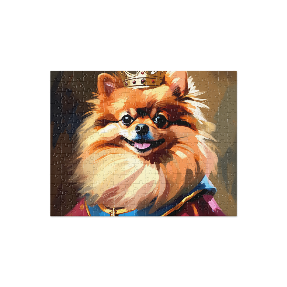 PugMug Custom Tan Pomeranian Jigsaw Puzzle