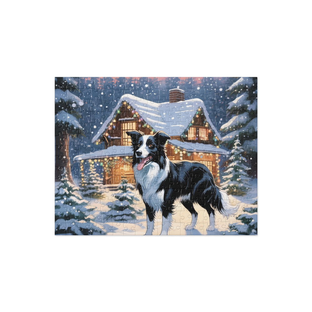 PugMug Custom Border Collie Jigsaw Puzzle