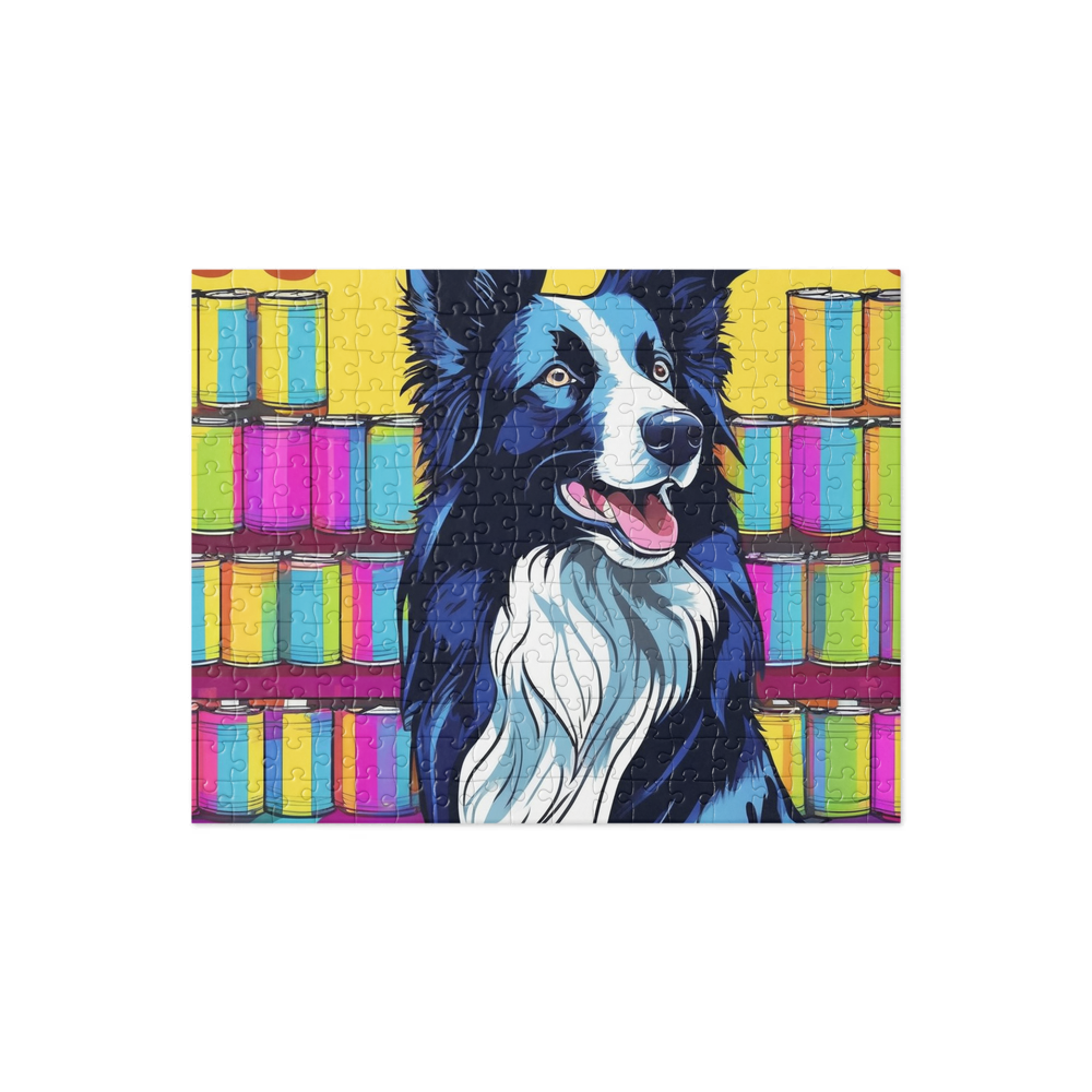 PugMug Custom Border Collie Jigsaw Puzzle