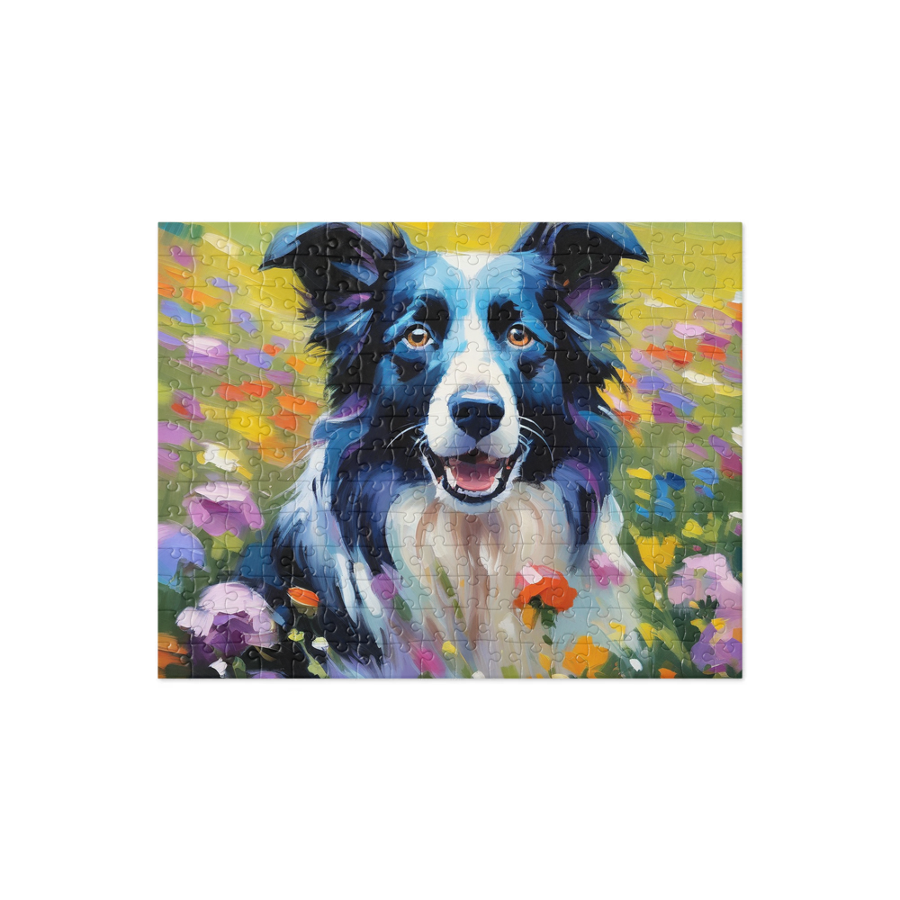 PugMug Custom Border Collie Jigsaw Puzzle