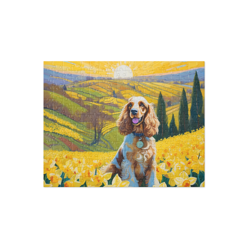 PugMug Custom Cocker Spaniel Jigsaw Puzzle