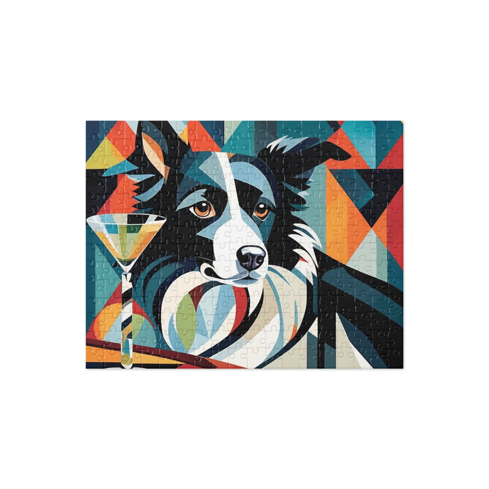 PugMug Custom Border Collie Jigsaw Puzzle