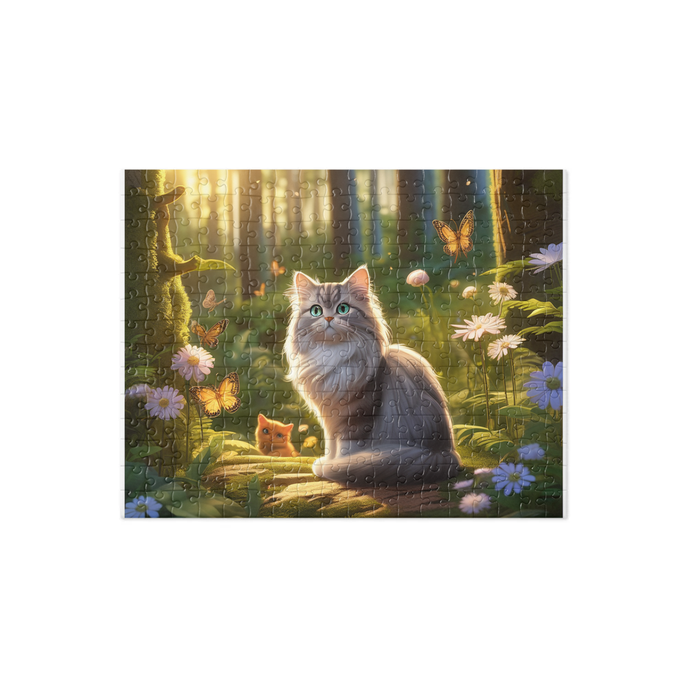 PugMug Custom Tabby Persian Cat Jigsaw Puzzle