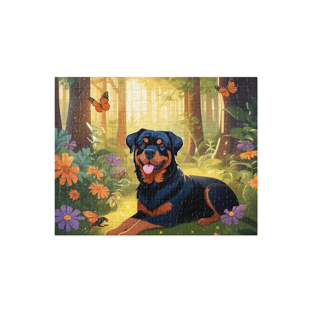 PugMug Custom Rottweiler Jigsaw Puzzle