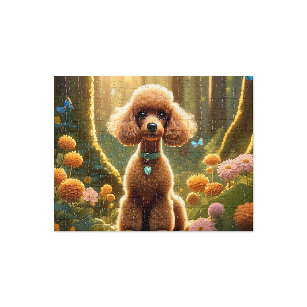 PugMug Custom Tan Poodle Jigsaw Puzzle