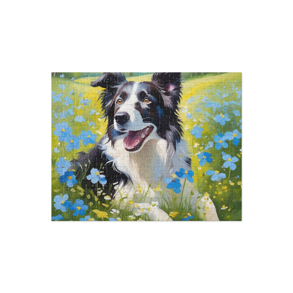 PugMug Custom Border Collie Jigsaw Puzzle