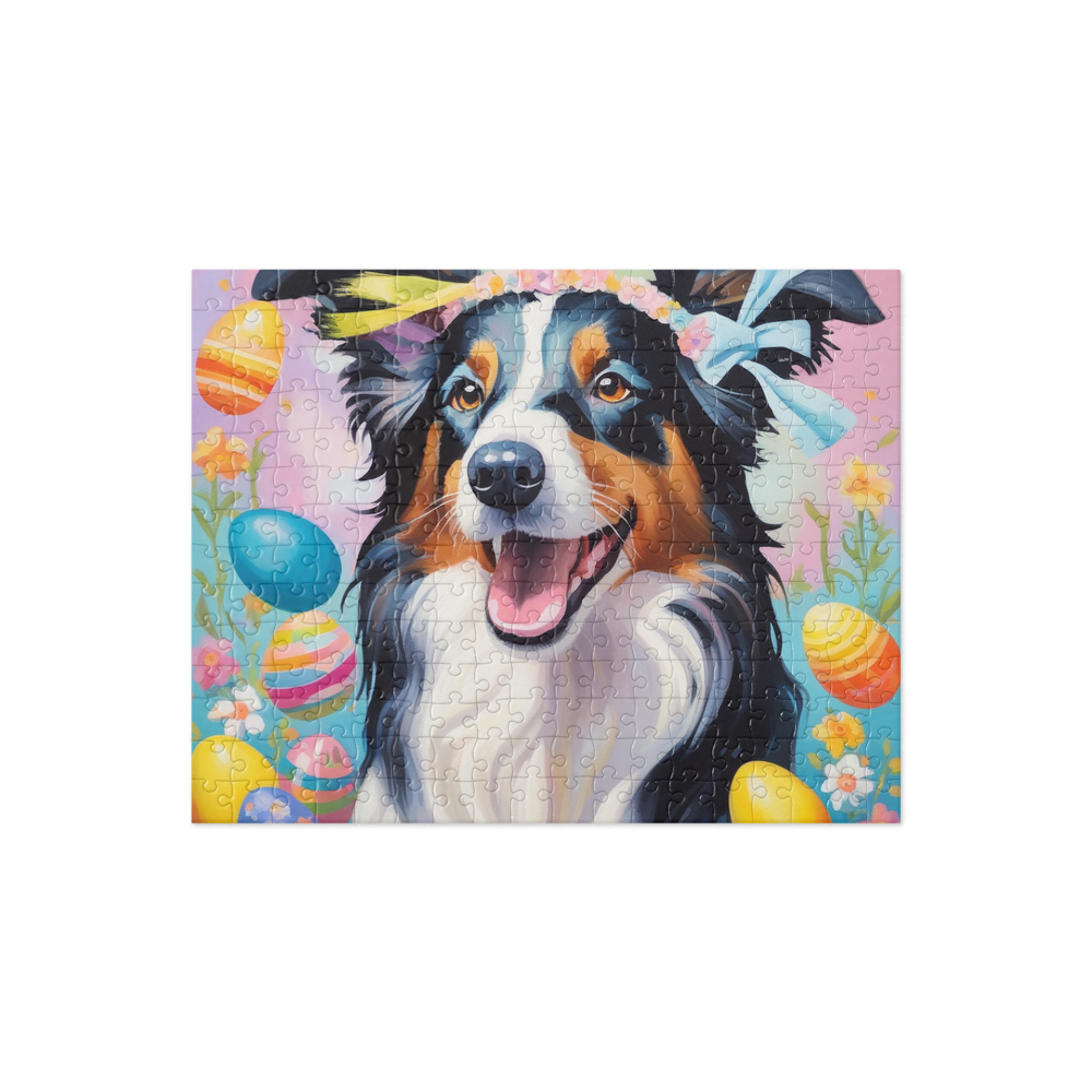 PugMug Custom Border Collie Jigsaw Puzzle