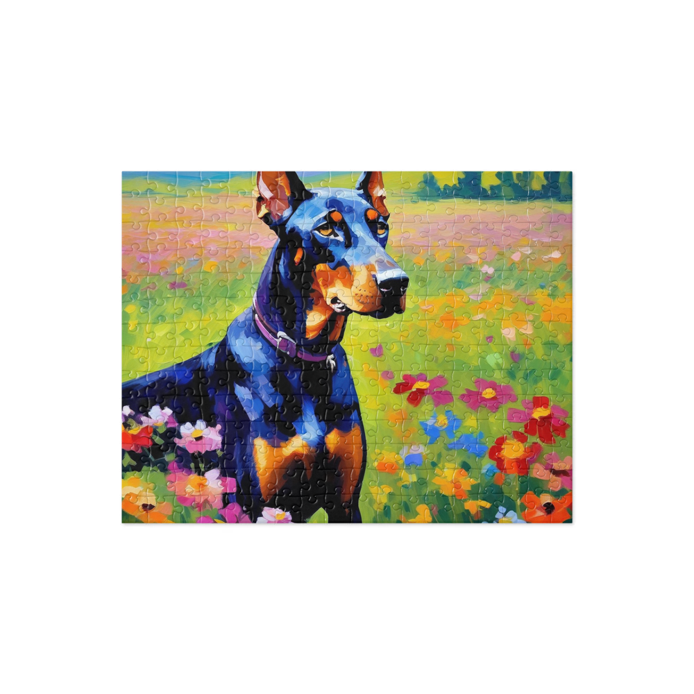 PugMug Custom Doberman Pinscher Jigsaw Puzzle