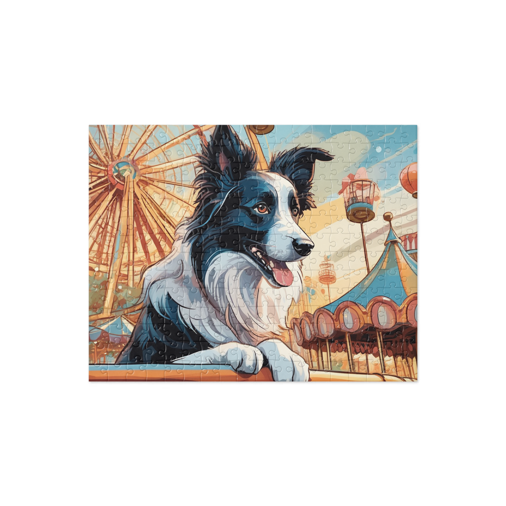 PugMug Custom Border Collie Jigsaw Puzzle