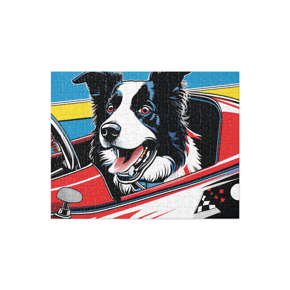 PugMug Custom Border Collie Jigsaw Puzzle